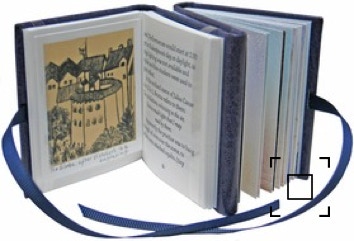 Open view - The Globe Theatre drypoint chine colle